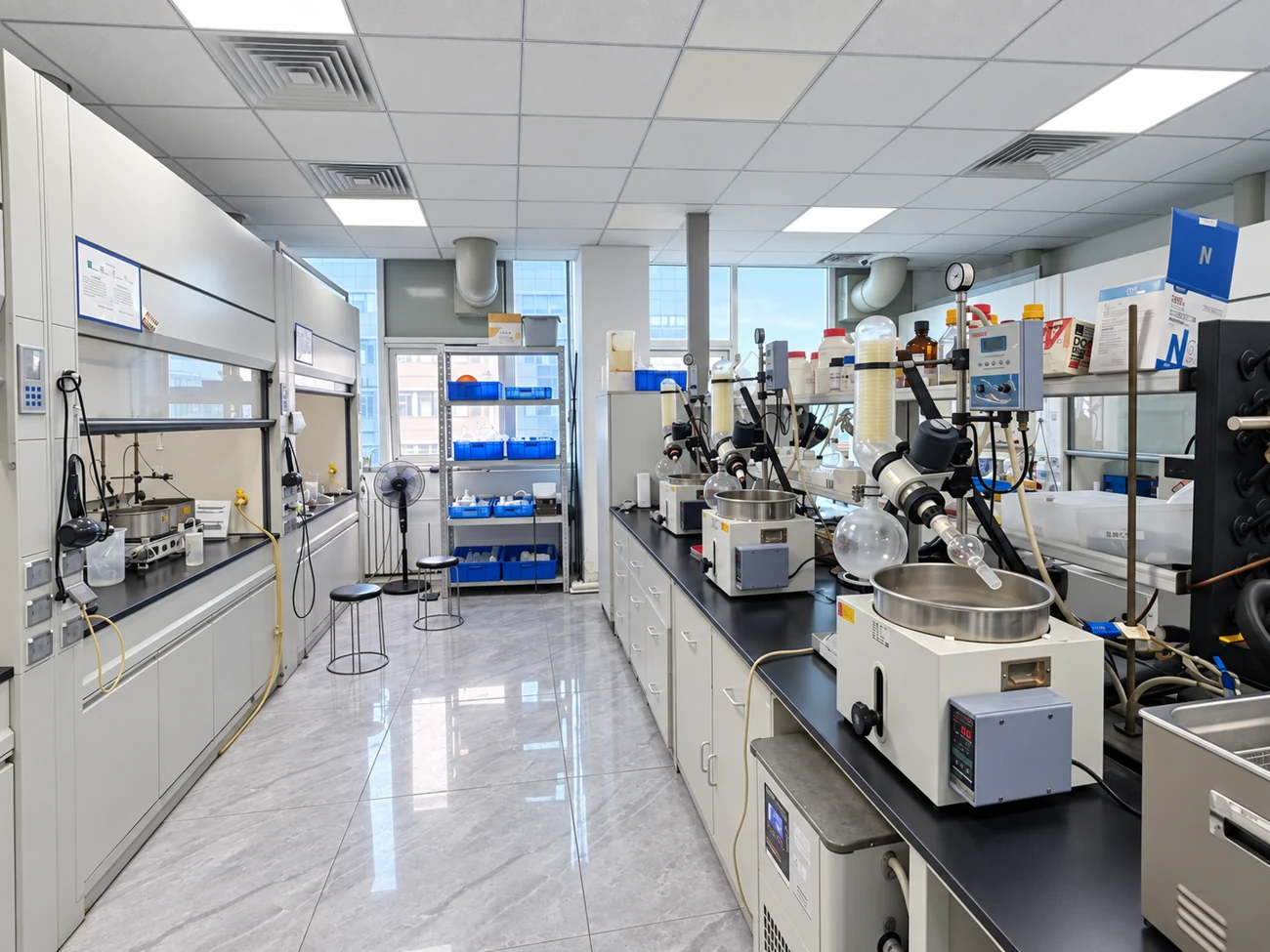 Synthesis equipment in COMORA's long-term partner laboratory