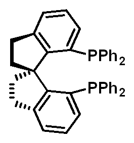 Chemical structure of (S)-7,7'-bis(diphenylphosphino)-1,1'-spirobiindane((S)-SDP)
